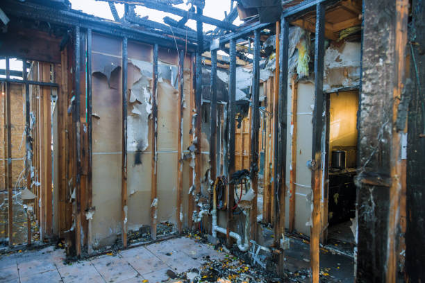 Professional Fire Damage Repair technician working in Winder, GA